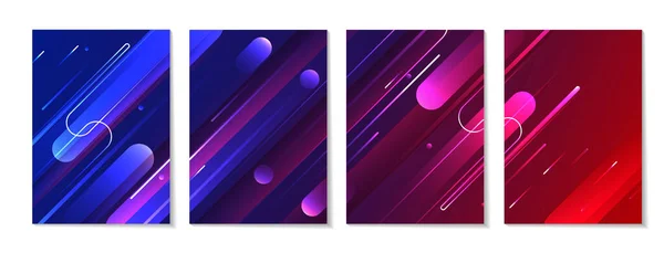 Abstrakter Hintergrund Mit Buntem Farbverlauf Moderne Design Vorlage Vektorillustration — Stockvektor