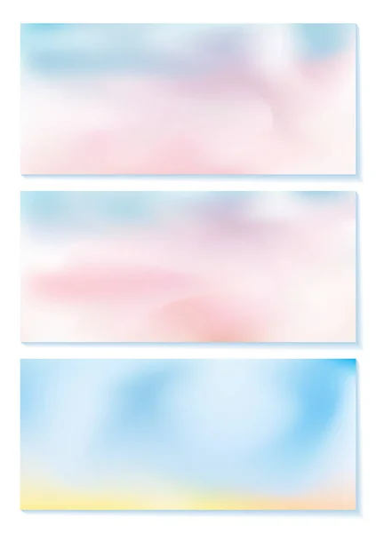 Illustration Vectorielle Ciel Bleu Fond Paysage Avec Nuage Design Ensoleillé — Image vectorielle