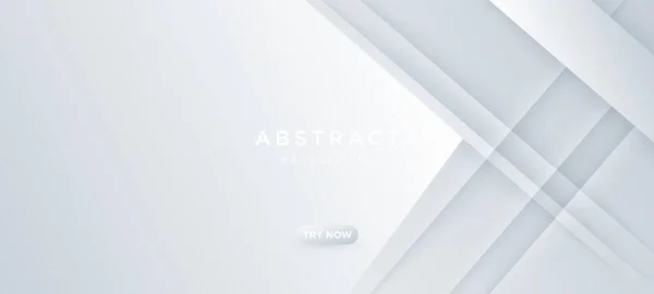 Grauweißer Hintergrund Abstrakte Papierstreifen Hintergrundgeometrie Glanz Und Ebenenelementvektor Für Präsentationsdesign — Stockvektor