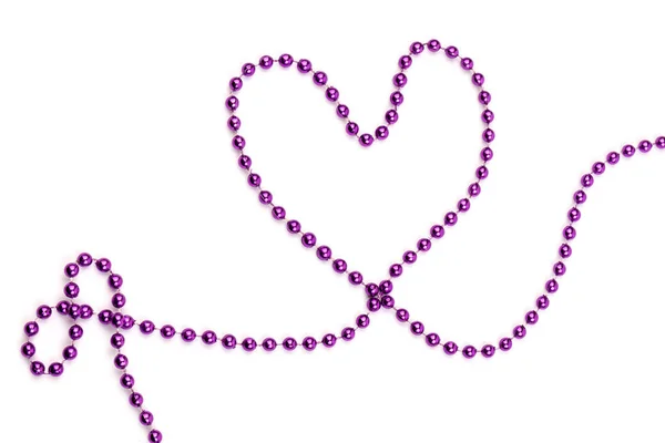 Фестивальне Тло Фіолетовим Каркасом День Святого Валентина — стокове фото