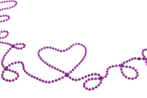 Фестивальне Тло Фіолетовим Каркасом День Святого Валентина — стокове фото