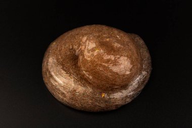 Soyut desenli, içi kabarcıklı şeffaf balçık. Çocuk oyuncağı sümüğü..