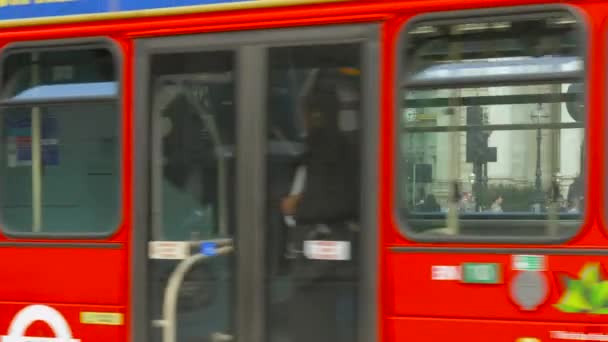 Londres Reino Unido Abril 2019 Rua Movimentada Centro Londres Com — Vídeo de Stock