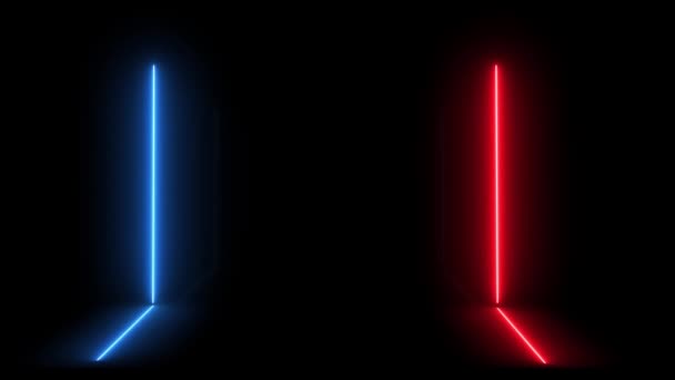 Neon Light Loop Sem Costura Infinita Abstract Seamless Looped Animation — Vídeo de Stock