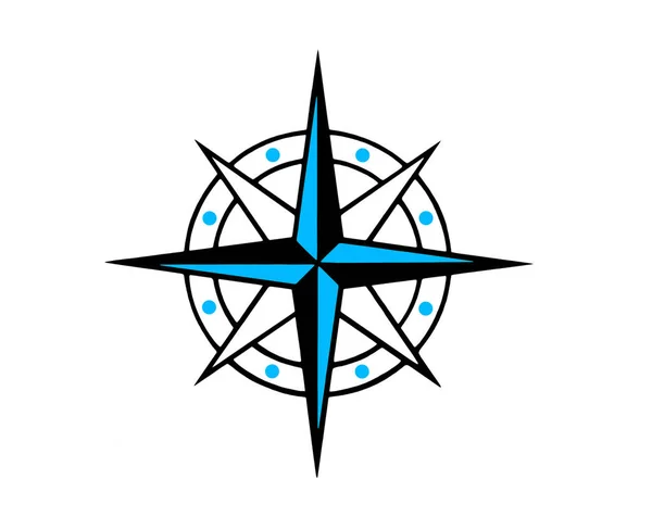 Beyaz yerine siyah ve mavi bir yıldız