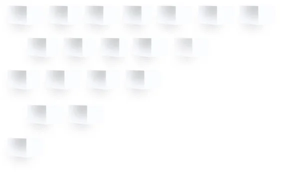 Triângulos Papel Abstrato Branco Sobre Fundo Branco — Fotografia de Stock
