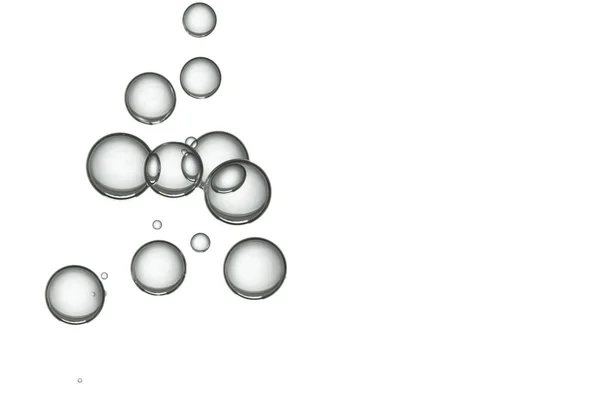 Group Liquid Bubbles Water Pouring Fizz — Foto Stock