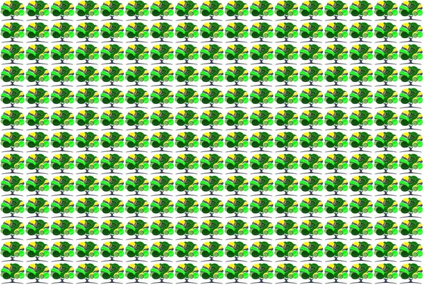 一丛丛抽象的苔藓 五彩斑斓的形状 — 图库照片