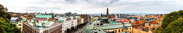 Helsingborg Panoramic View City Terrace Stairs Terrasstrapporna Swedish Town Touristic — Stock Photo, Image