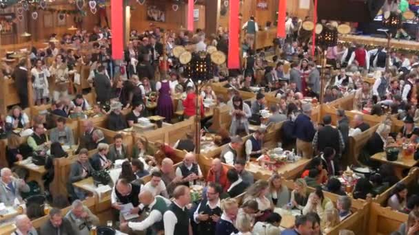 Munique Alemanha Setembro 2022 Primeiro Dia Abertura Mundialmente Famoso Festival — Vídeo de Stock