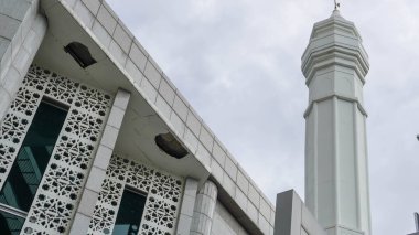 Jakarta, Endonezya 4 Ocak 2022, Balaikota DKI Cakarta Camii 'nin resmi valilikte seçici bir odak noktasında