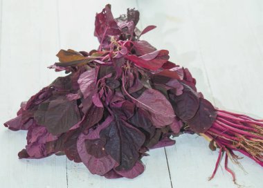 beyaz zemin üzerine kırmızı ıspanak