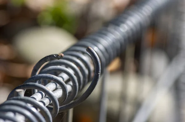 Twisted Metal Rod Shallow Focus — Stockfoto