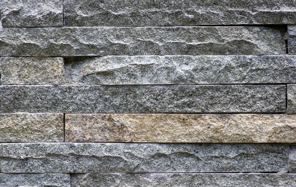 Natural Dark Plaid Stone Wall Background — Stock Photo, Image