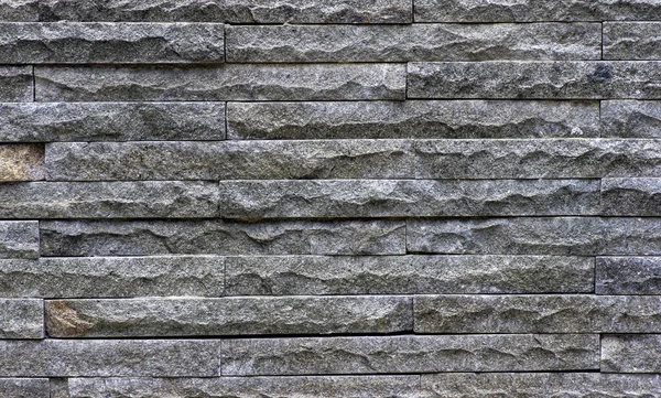 Natürliche Dunkle Karierte Steinmauer Hintergrund — Stockfoto