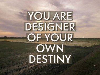 Motivasyon alıntısı, kendi yıkımının sorumlususun cümlesiyle yazıldı.