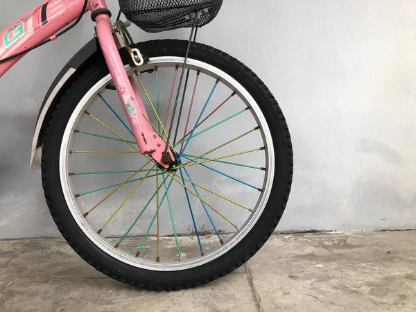 Kedah Malásia Novembro 2021 Pneu Dianteiro Bicicleta Esporte Vista Perto — Fotografia de Stock