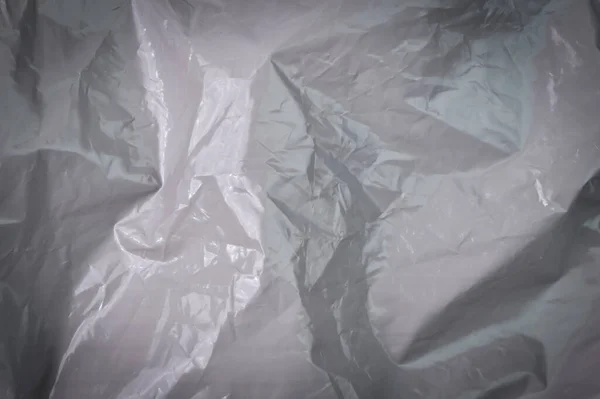 灰色のビニール袋の質感の背景の抽象的なイメージ テキストのスペースをコピー — ストック写真