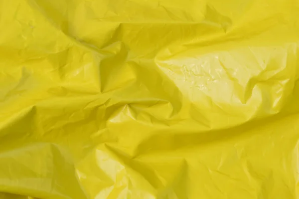 Imagem Abstrata Fundo Textura Saco Plástico Amarelo Copiar Espaço Para — Fotografia de Stock