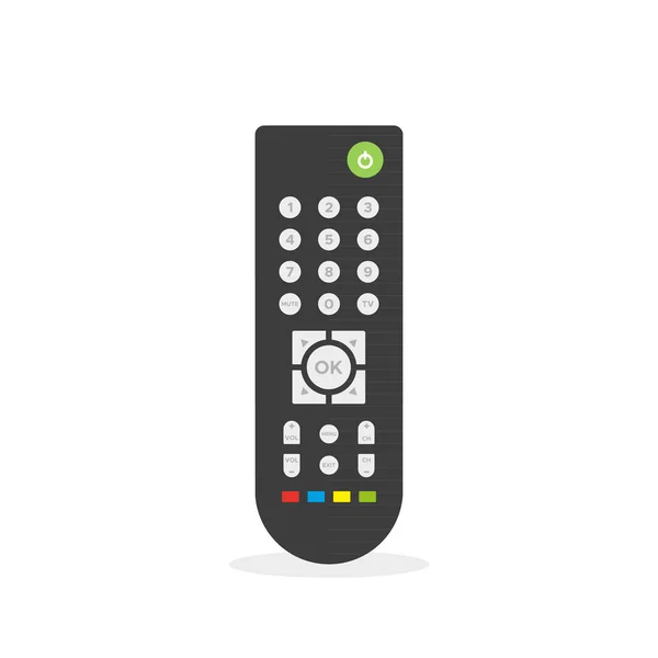 Remote Control Flat Colorful Illustration Remote Controller Vector Illustration Flat — Stockvektor