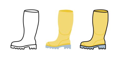 Su botu ikonu. İzole edilmiş arka plan. Taslak, kabartma, doldur. Yatay format. Vektör illüstrasyonu, düz tasarım