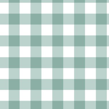 Klasik ekoseli, kusursuz desen. Geometrik gingham arka planı. Sonbahar rengi. Vektör illüstrasyonu, düz tasarım