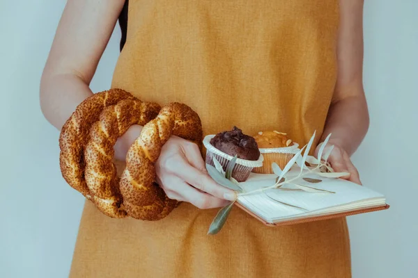 Produk Produk Toko Roti Buatan Sendiri Memanggang Barang — Stok Foto