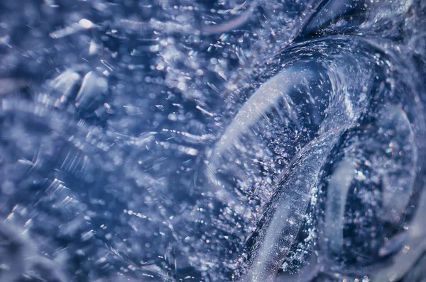 Textura Fundo Puro Conceito Água Natural Brilho Cristal Foco Seletivo — Fotografia de Stock