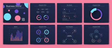 Cep telefonlu vektör grafikleri. Mobil uygulamalar, iş akışı düzeni, diyagram, pankart, web tasarımı, iş raporları oluşturma şablonu. Stok vektörü