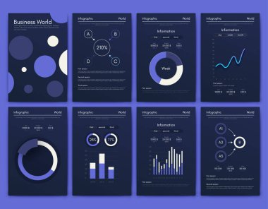 Cep telefonlu vektör grafikleri. Mobil uygulamalar, iş akışı düzeni, diyagram, pankart, web tasarımı, iş raporları oluşturma şablonu. Stok vektörü