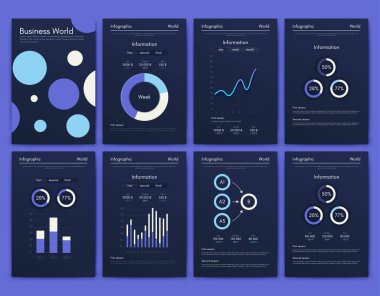 Cep telefonlu vektör grafikleri. Mobil uygulamalar, iş akışı düzeni, diyagram, pankart, web tasarımı, iş raporları oluşturma şablonu. Stok vektörü