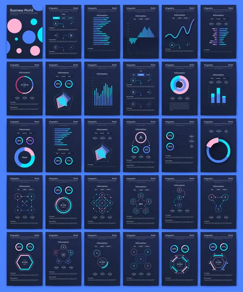 Infográficos Gráficos Vetoriais Com Telefone Celular Modelo Para Criação Aplicativos — Vetor de Stock