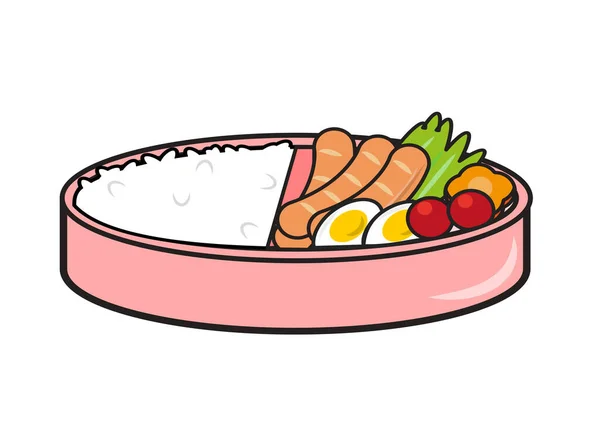 Kotak Makan Siang Jepang Bentou — Stok Foto