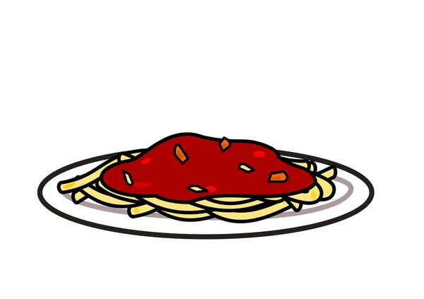 Italian Food Spaghetti Bolognese — стоковое фото