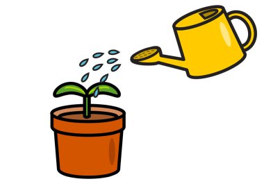 Sulama kutusu ve bitki