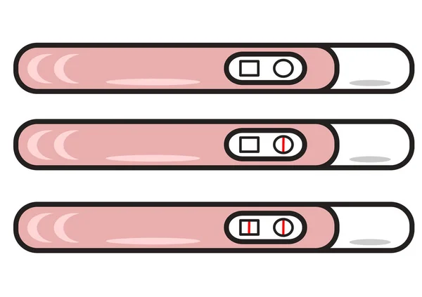 Pregnancy Test Use Negative Positive — Stock Photo, Image