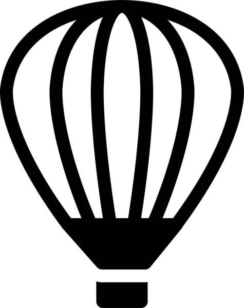 Icône Publique Ballon Automatique Dans Style Solide — Image vectorielle