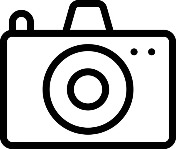 Ikona Zařízení Pro Digitalizaci Fotoaparátu Stylu Osnovy — Stockový vektor