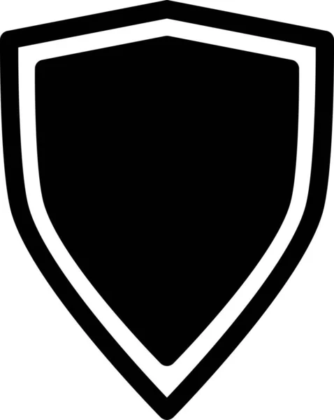 Ikona Oceny Odznaki Solidnym Stylu — Wektor stockowy