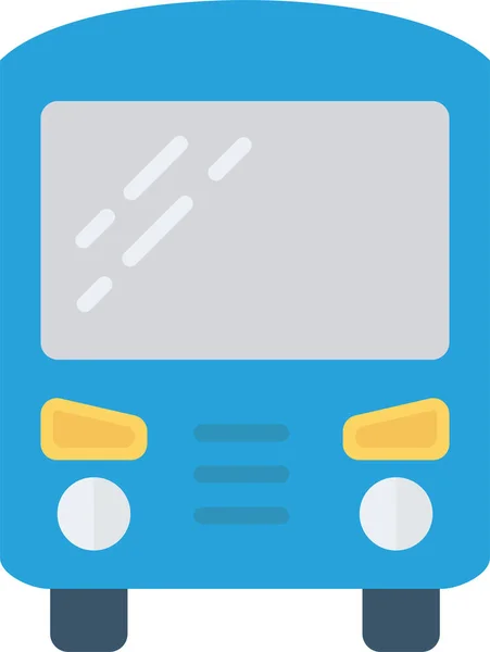 Icône Transport Bus Automatique Dans Style Plat — Image vectorielle