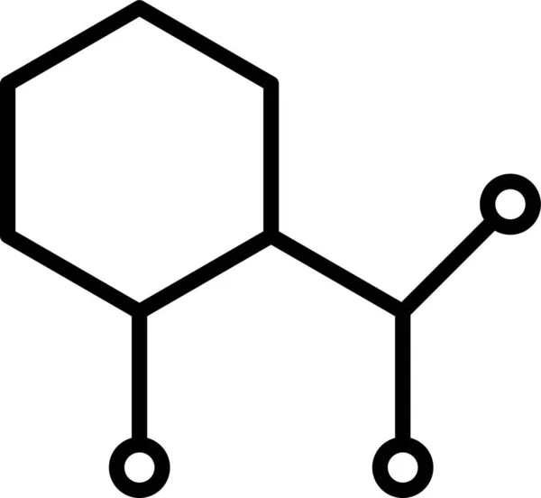 分子原子教育のアイコン — ストックベクタ