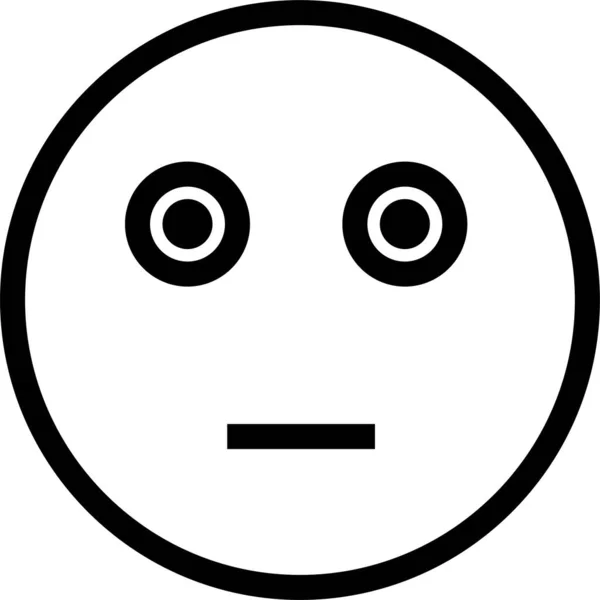 Emoji Emoção Ícone Essencial Estilo Esboço —  Vetores de Stock