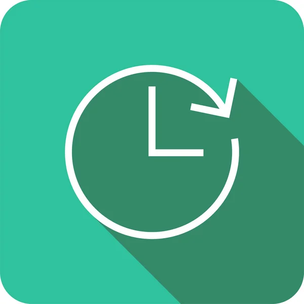 Log Icon Long Shadow Style — 스톡 벡터