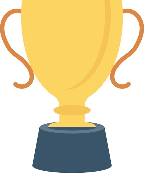 Βραβείο Κύπελλο Διαγωνισμό Εικονίδιο Επίπεδο Στυλ — Διανυσματικό Αρχείο