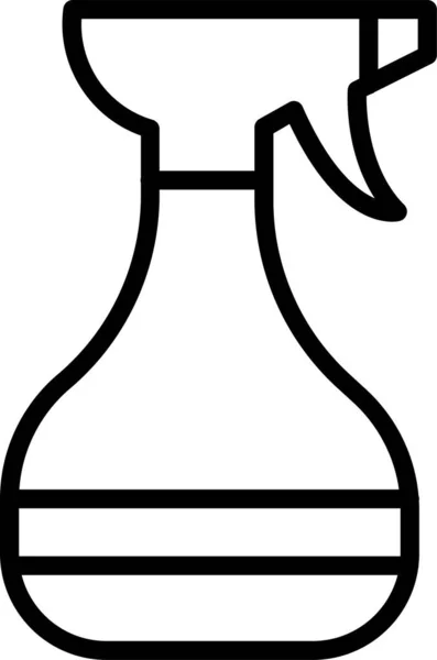 Sprayer Spray Clean Icon Outline Style — Stock Vector