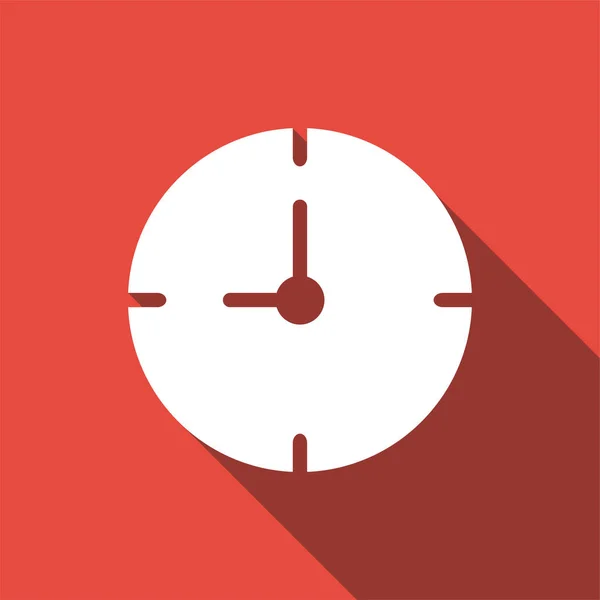 钟表定时器图标 平面样式 — 图库矢量图片