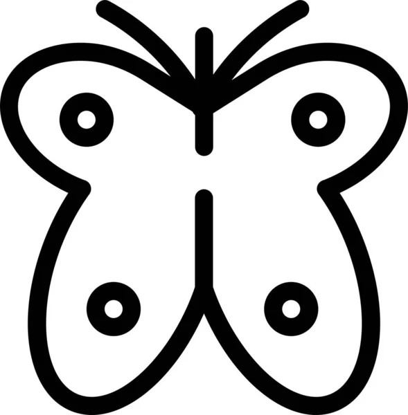Иконка Мухи Пчелы Стиле Наброска — стоковый вектор
