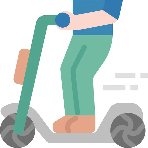 Microbmobility Ebike Mobility Icon — Stock Vector