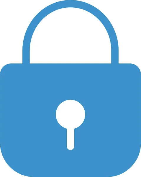 Κλειδώστε Ασφαλές Εικονίδιο Κωδικού Πρόσβασης Επίπεδο Στυλ — Διανυσματικό Αρχείο