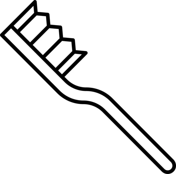 Ikona Hygieny Zubního Lékaře Obrysovém Stylu — Stockový vektor